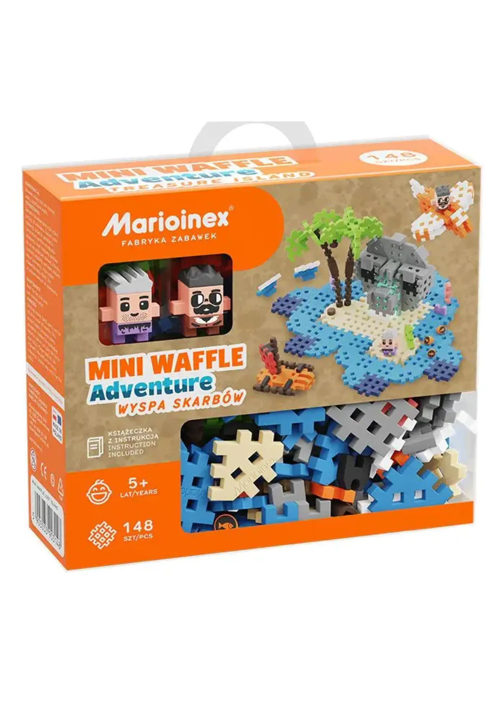 Marioinex Marioinex Mini Waffle - Treasure Island 148 Pcs