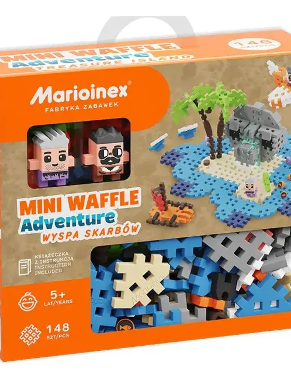 Marioinex Marioinex Mini Waffle - Treasure Island 148 Pcs