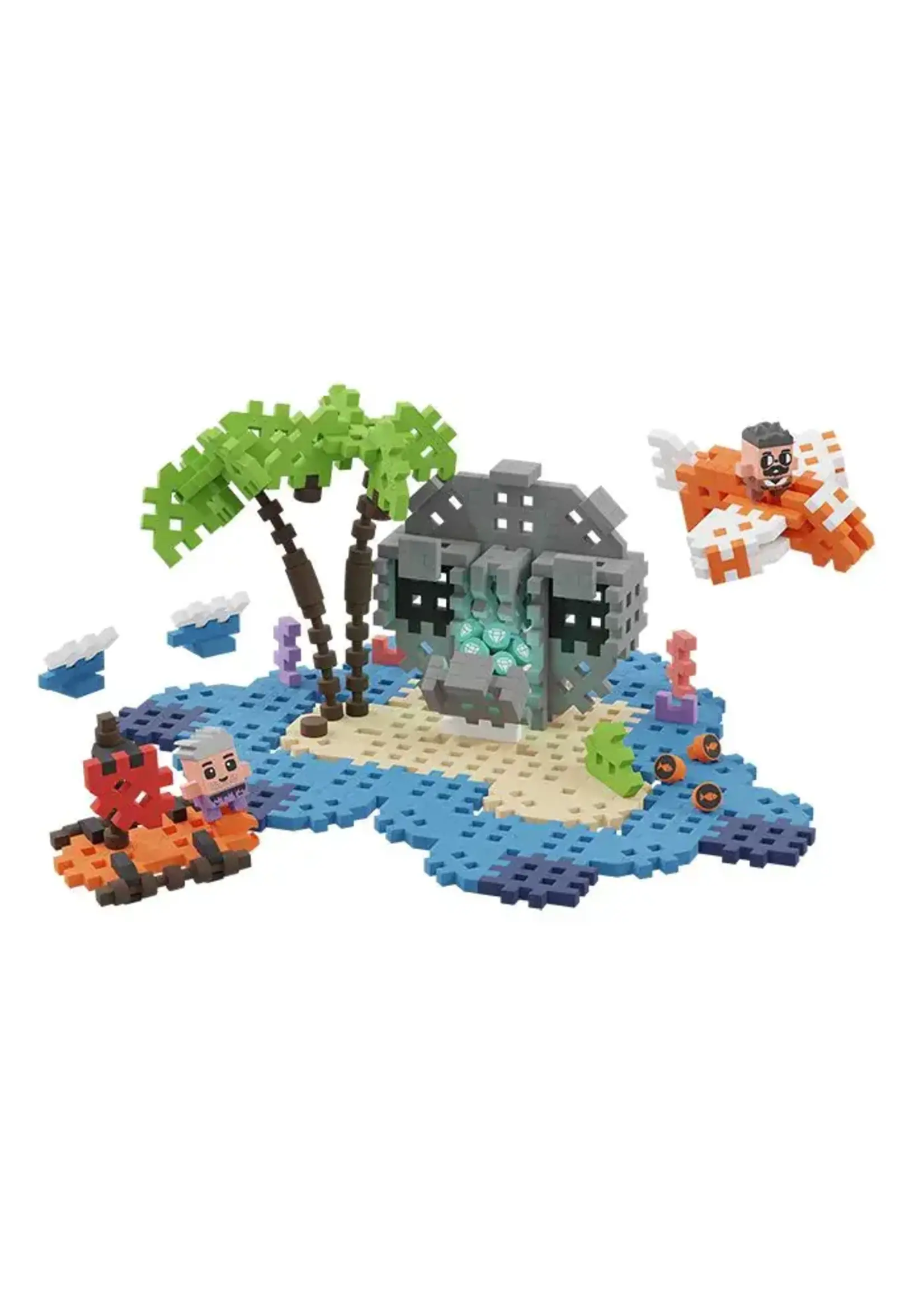 Marioinex Marioinex Mini Waffle - Treasure Island 148 Pcs