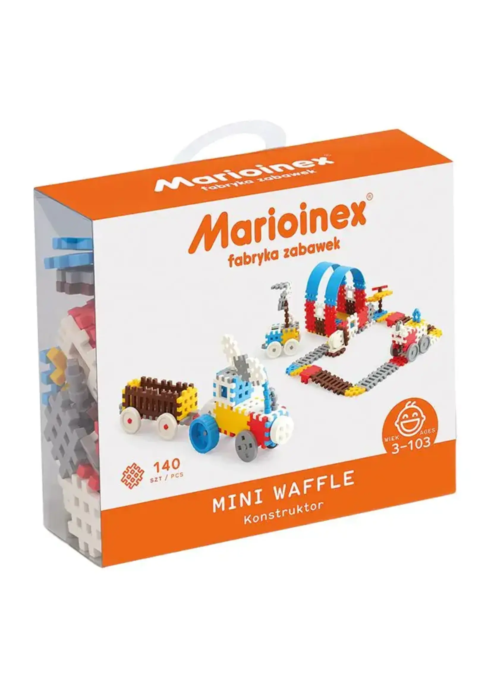 Marioinex Marioinex Mini Waffle - 140 Pcs Constructor, Blue