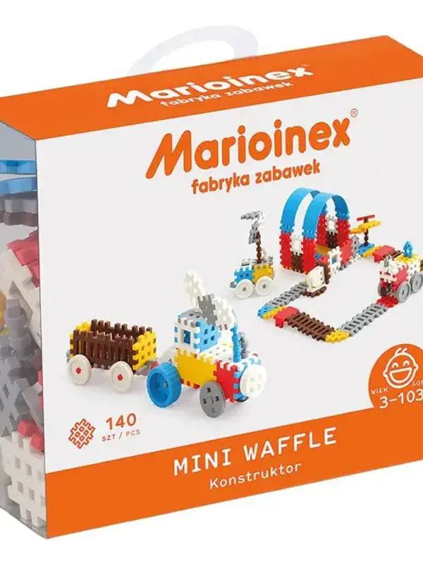 Marioinex Marioinex Mini Waffle - 140 Pcs Constructor, Blue