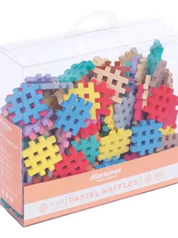 Marioinex Marioinex Mini Waffle Pastel - 140 Pcs