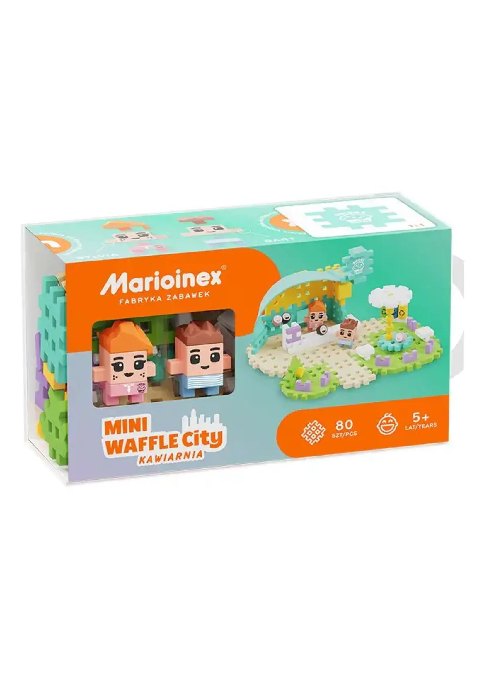 Marioinex Marioinex Mini Waffle - Cafe 80 Pcs