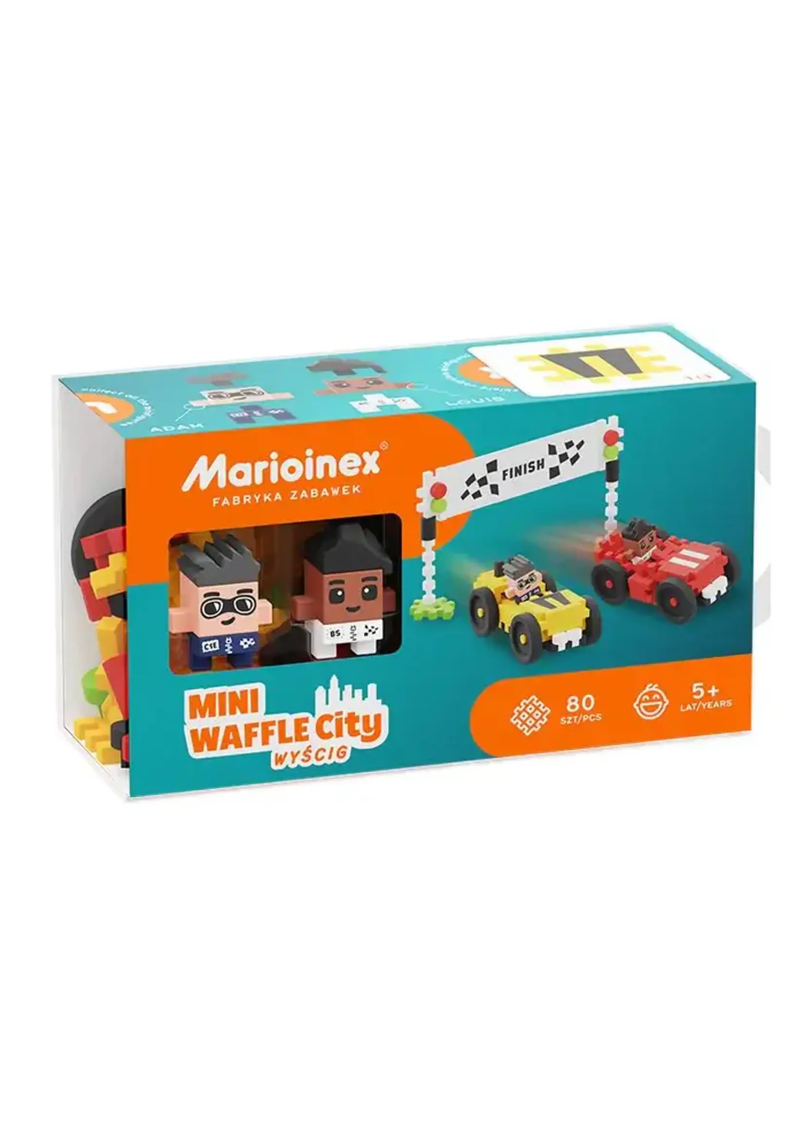 Marioinex Marioinex Mini Waffle - Race 80 Pcs