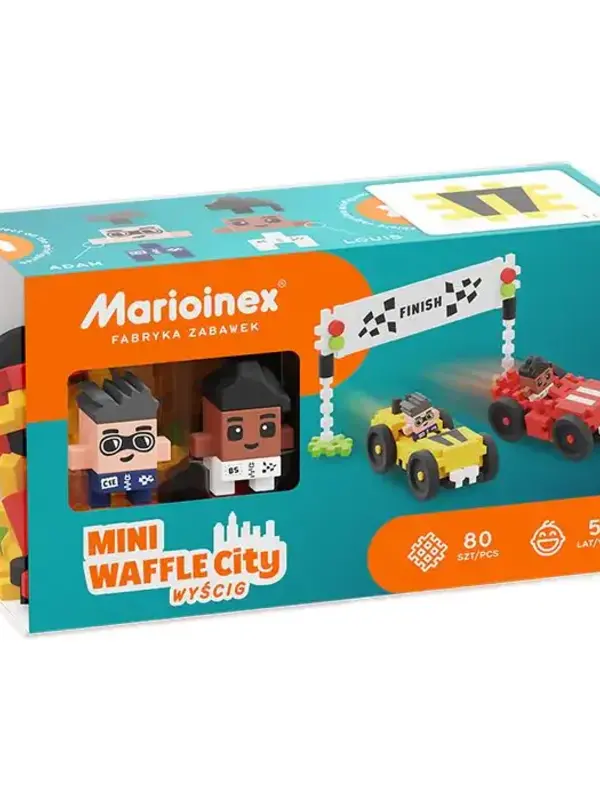 Marioinex Marioinex Mini Waffle - Race 80 Pcs