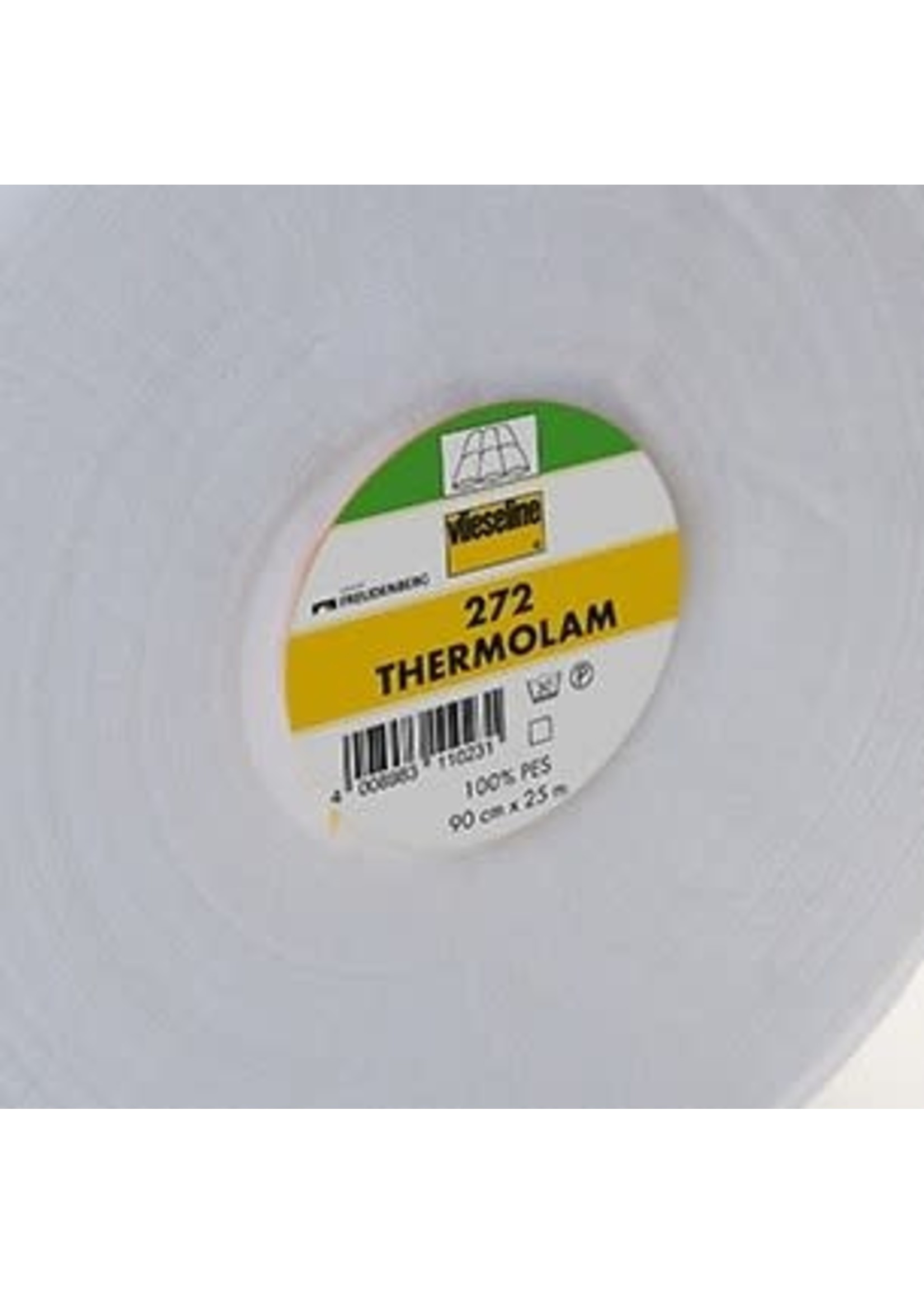 Vlieseline Polyester  - 272 Thermolam  - Van de rol (per 10 cm) 90 cm breed