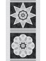 Benartex Studio Panel 08 - Jubilee Ruler - Silver