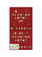 Stof Fabrics Panel 56 - Magic Christmas - Red