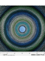 P&B Textiles Panel 17 - Mindful Mandalas - Blauw