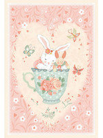 Studio E Fabrics Woodland Tea Time - Bunny in Teacup - Panel