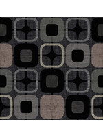 Blank Quilting Geo Square - Black