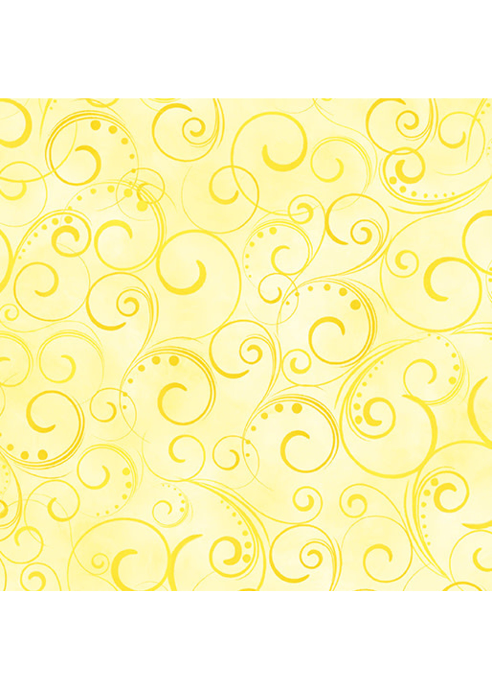 Kanvas Studio Swirling Splendor - Light Yellow