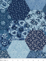 Riley Blake Designs Delightful Patchwork - Blue