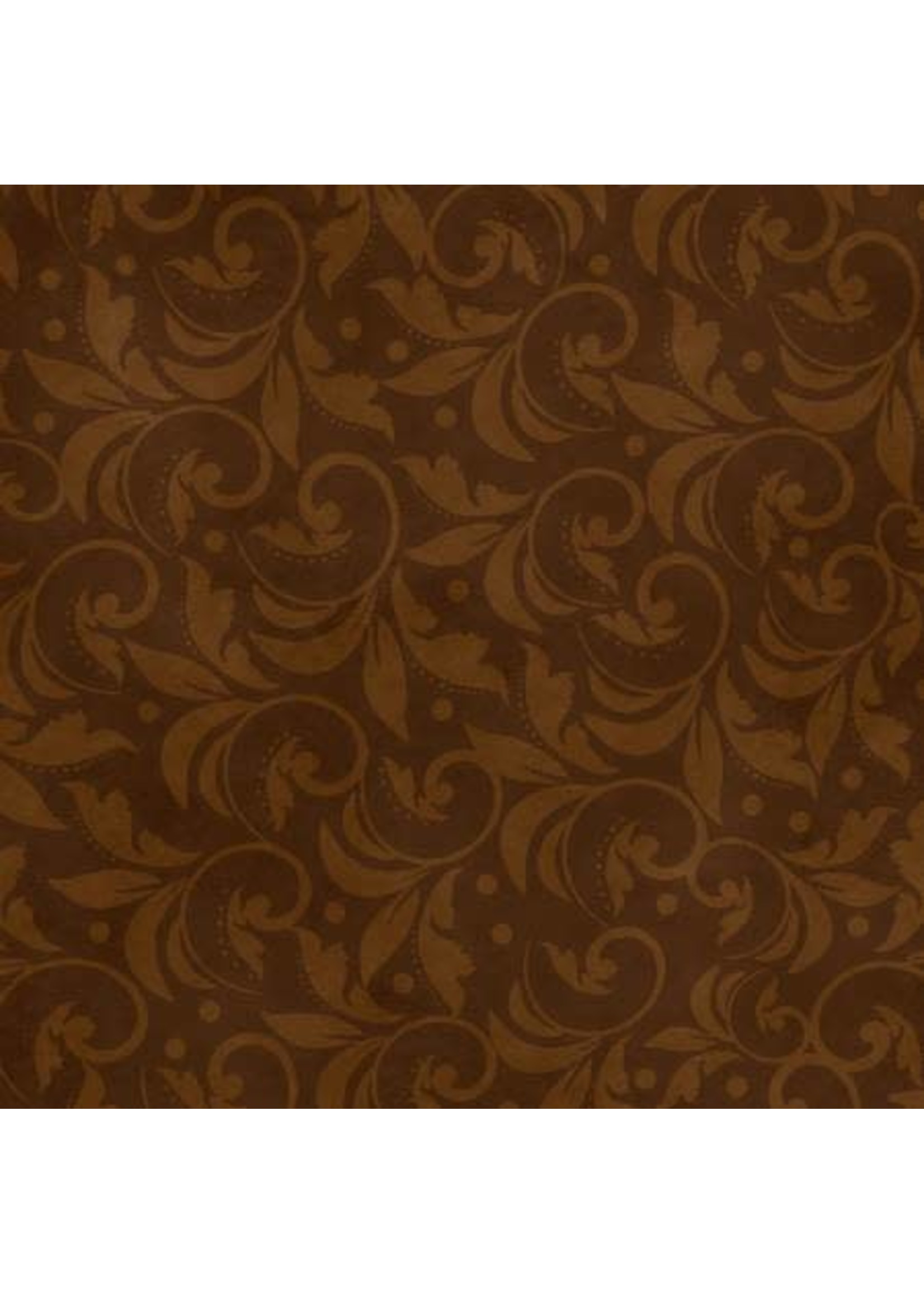 Wilmington Prints Vintage Scoll - Brown