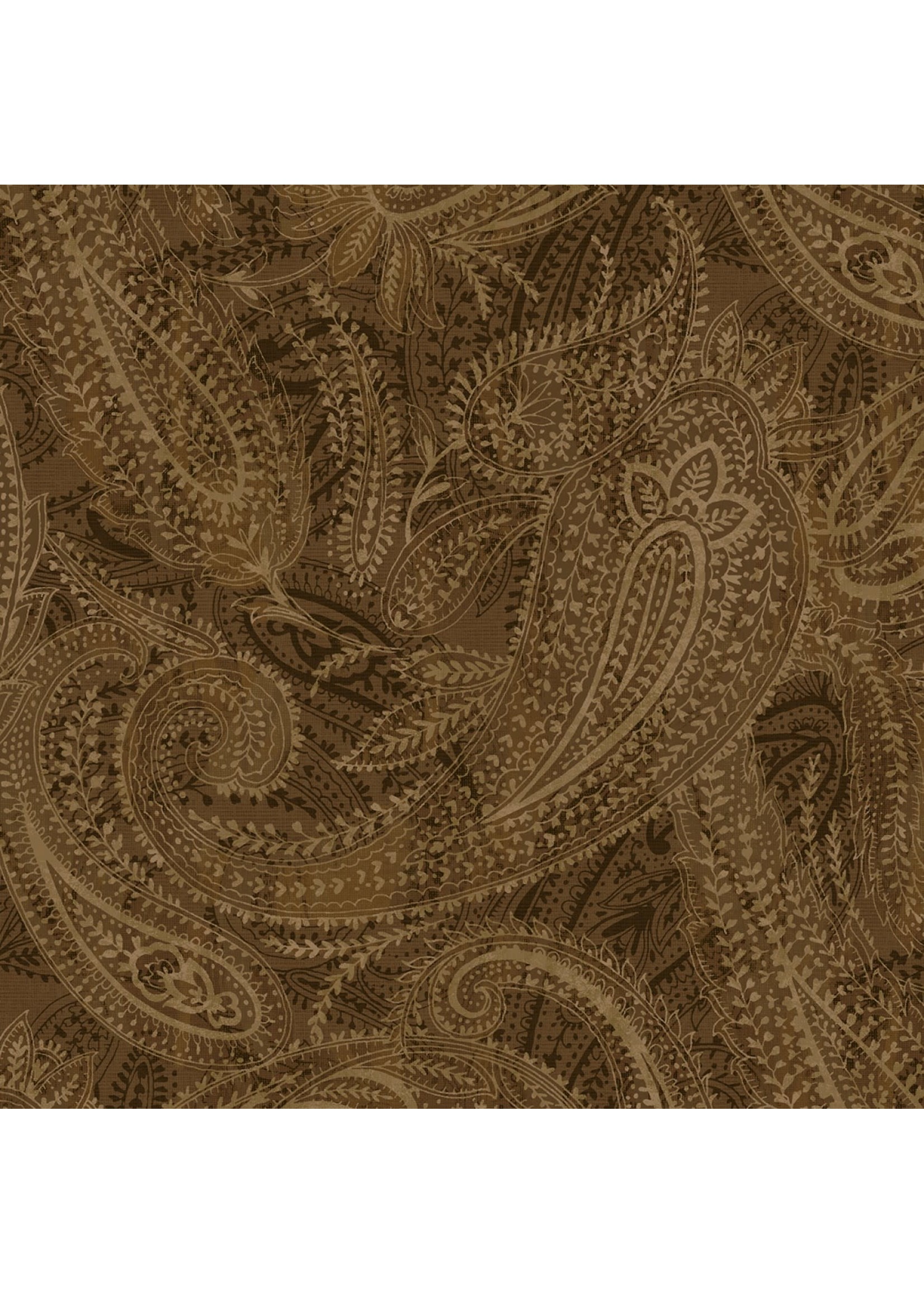 Windham Fabrics Paisley - Brown