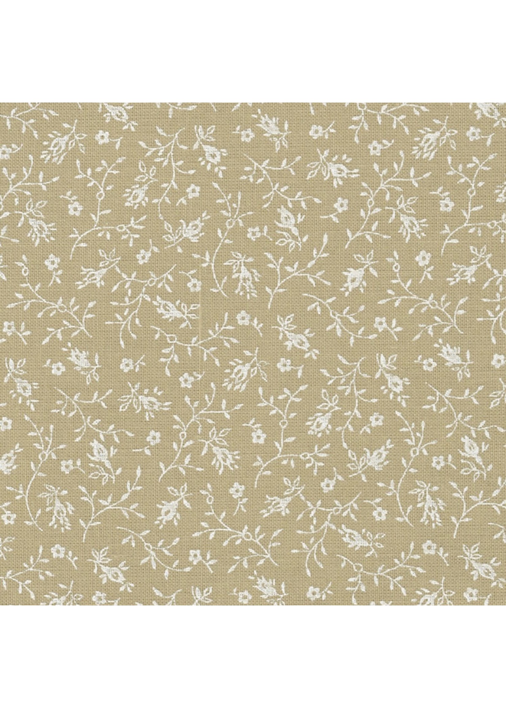 Basic Palette Tone on Tone - Mini Flower - Teastain/White