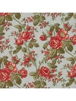 Moda Fabrics 3 Sisters - Rosewood - Floral Roses - Frost