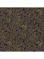 Moda Fabrics William Morris- Morris Holliday Metallic - Ebony