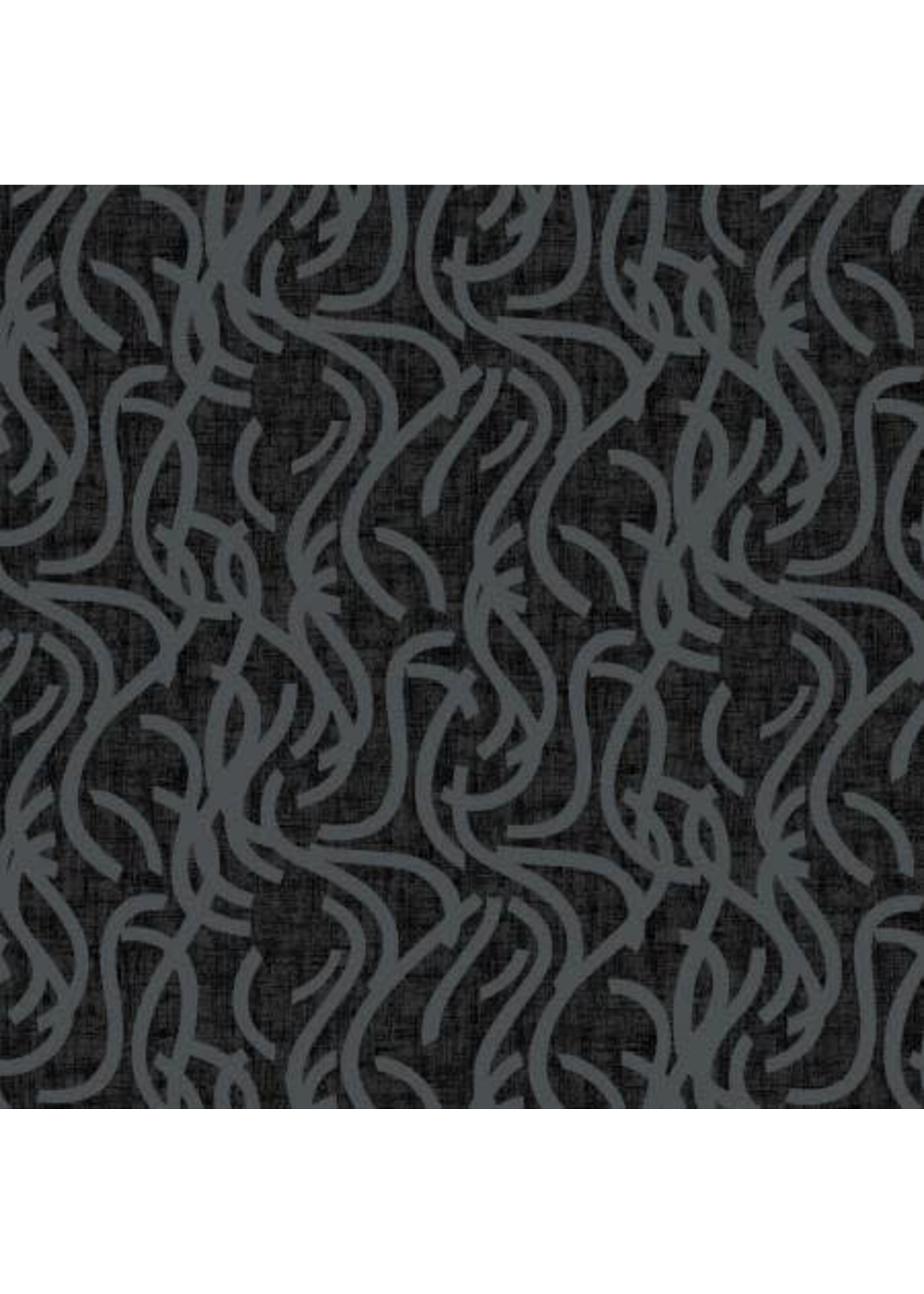 Studio E Fabrics Noodle Doodle - Charcoal