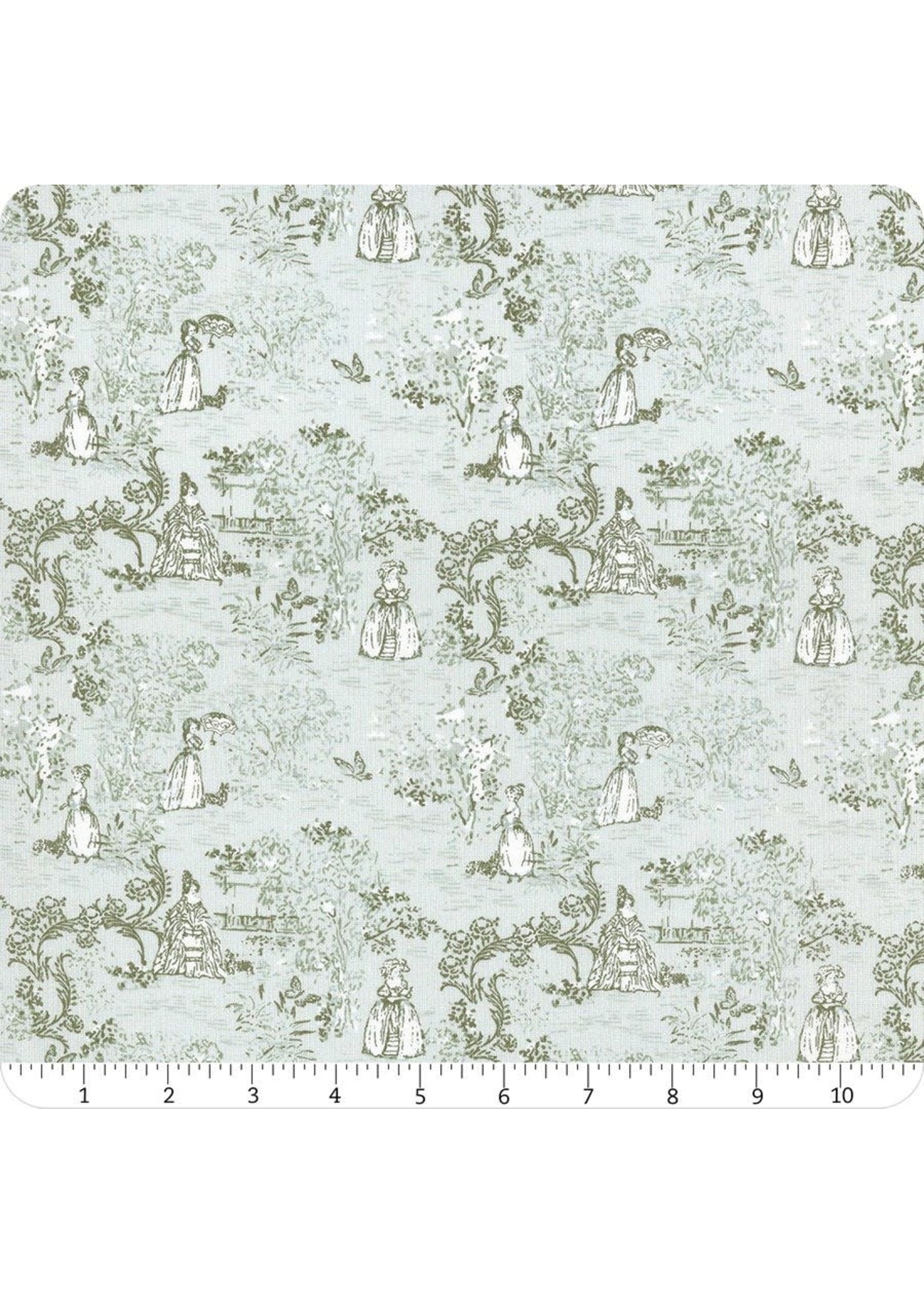 Lecien Fabrics Madame Fleur - Green