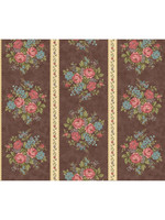 Marcus Fabrics Country Clare - Border - Brown