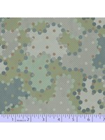 Marcus Fabrics In The Round - Dots - Green/Blue