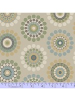 Marcus Fabrics In The Round - Dotted Rings - Tan