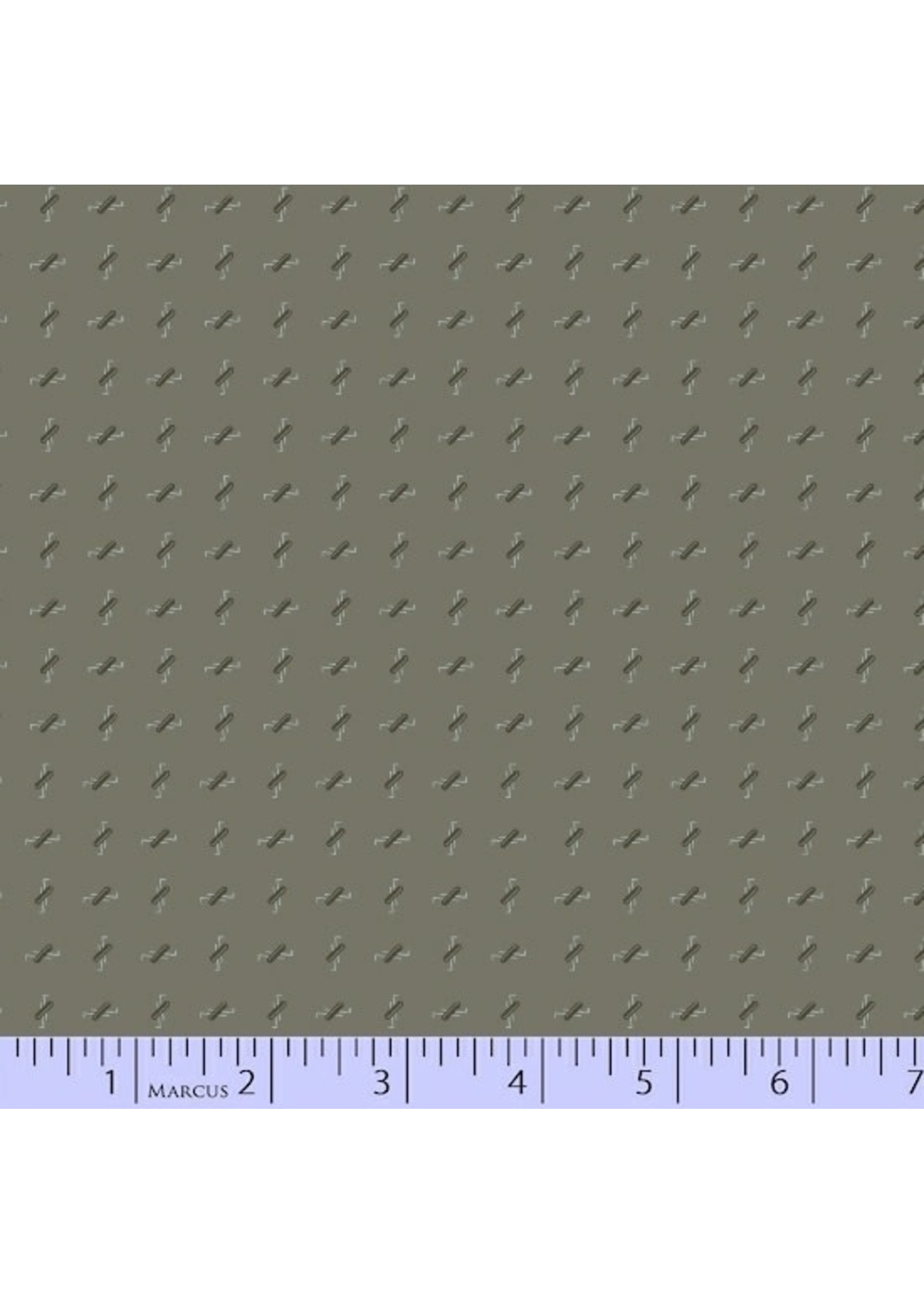 Marcus Fabrics Concrete - Ditsy Ovals – Gray