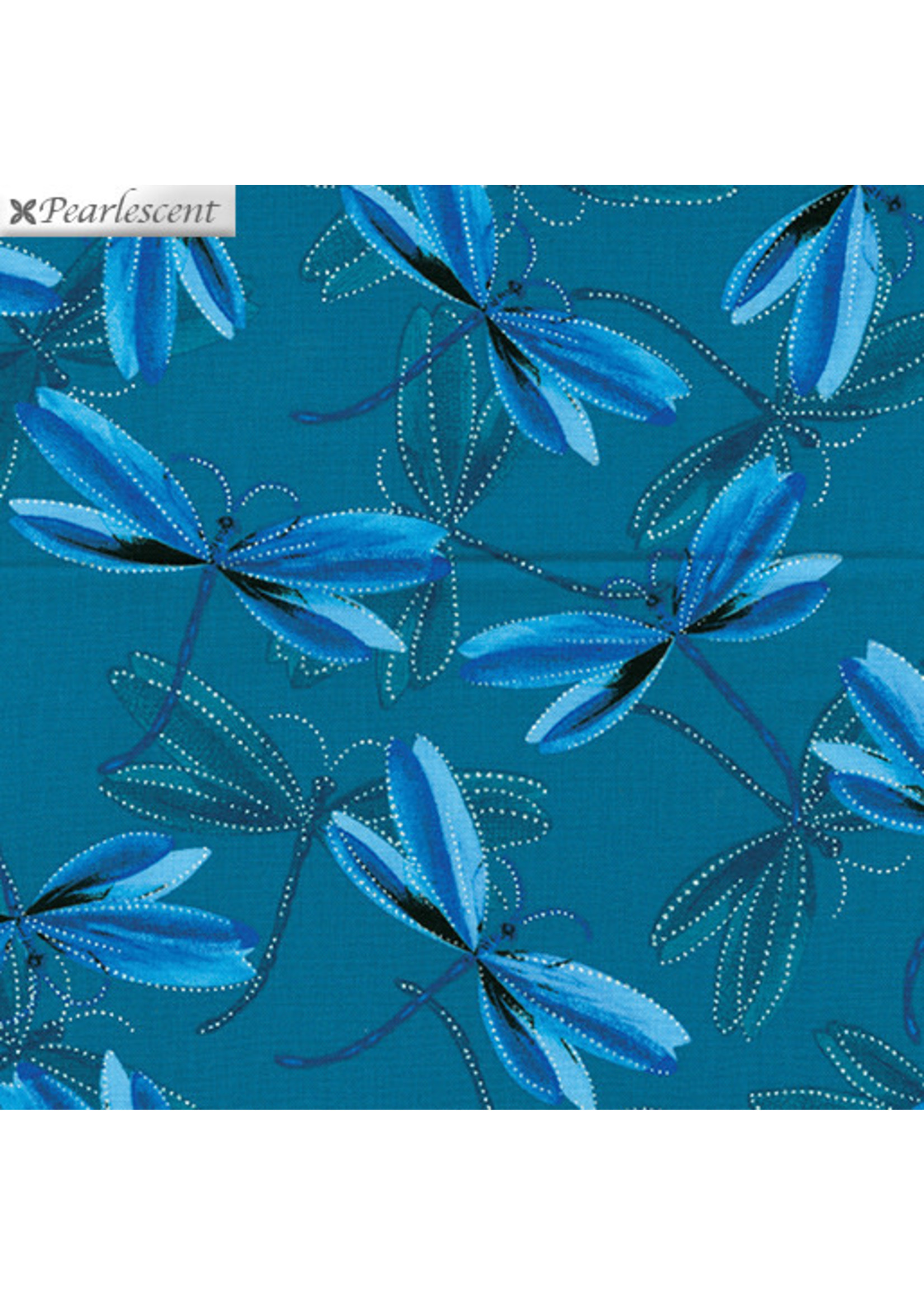 Kanvas Studio Pearl Reflections - Dragonfly Dream - Dark Teal