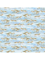 Henry Glass Fabrics Coastal Paradise - Vogels op Blauw