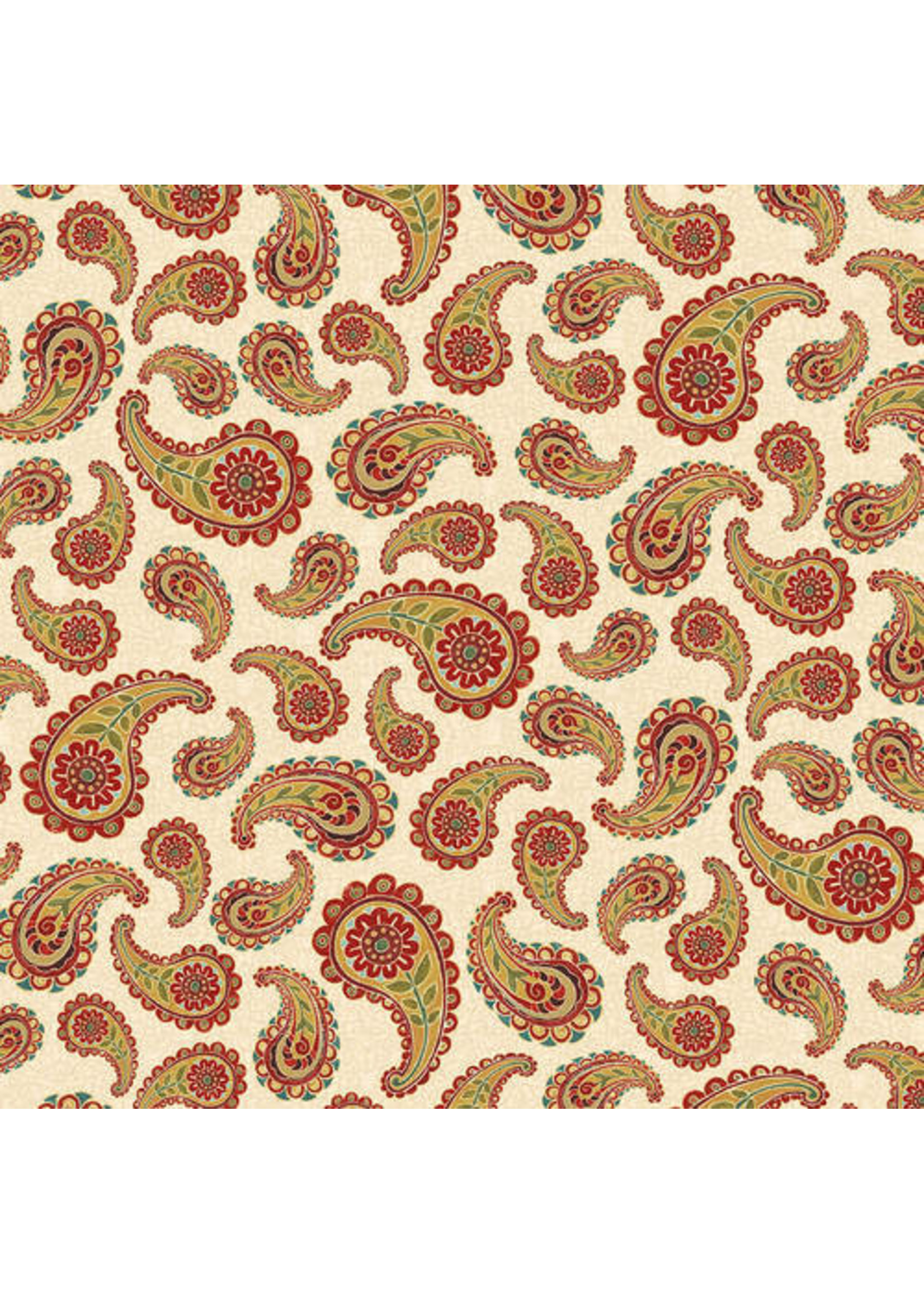 Blank Quilting Avigon - Paisley - Ivory