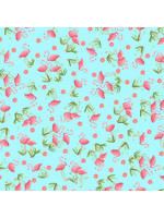 Blank Quilting Let's Flamingle - Aqua