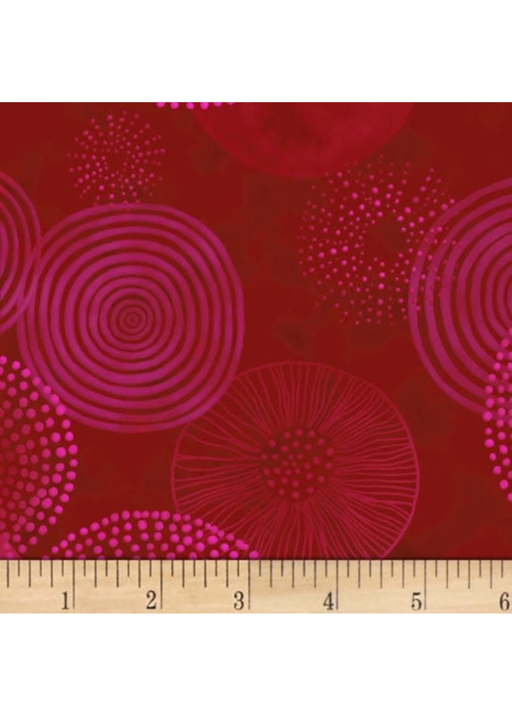 P&B Textiles Meridian - Disc - Red