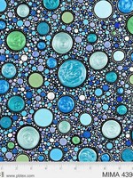 P&B Textiles Mindful Mandalas - Stones - Blue