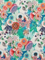 QT Fabrics Mika - Floral - White