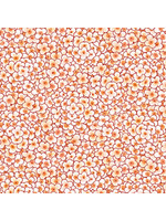 QT Fabrics Mika - Floral Cluster - Orange