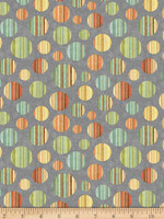 QT Fabrics Toyland - Circles - Grey
