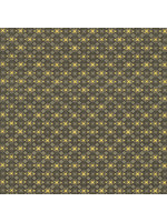 Stof Fabrics Christmas Wonders - Tiles - Walnut Gold