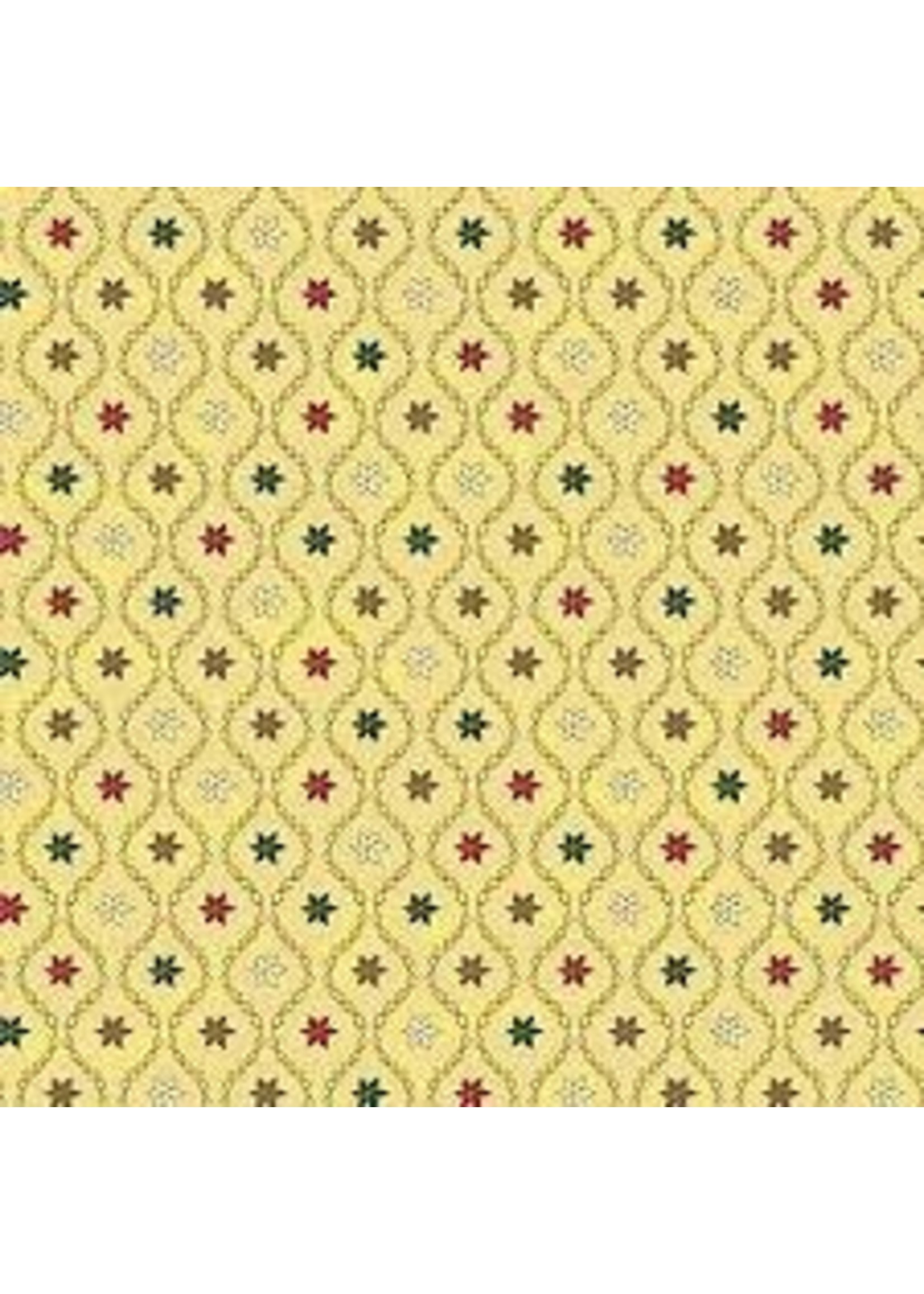 Stof Fabrics Magic Christmas - Diamonds - Beige