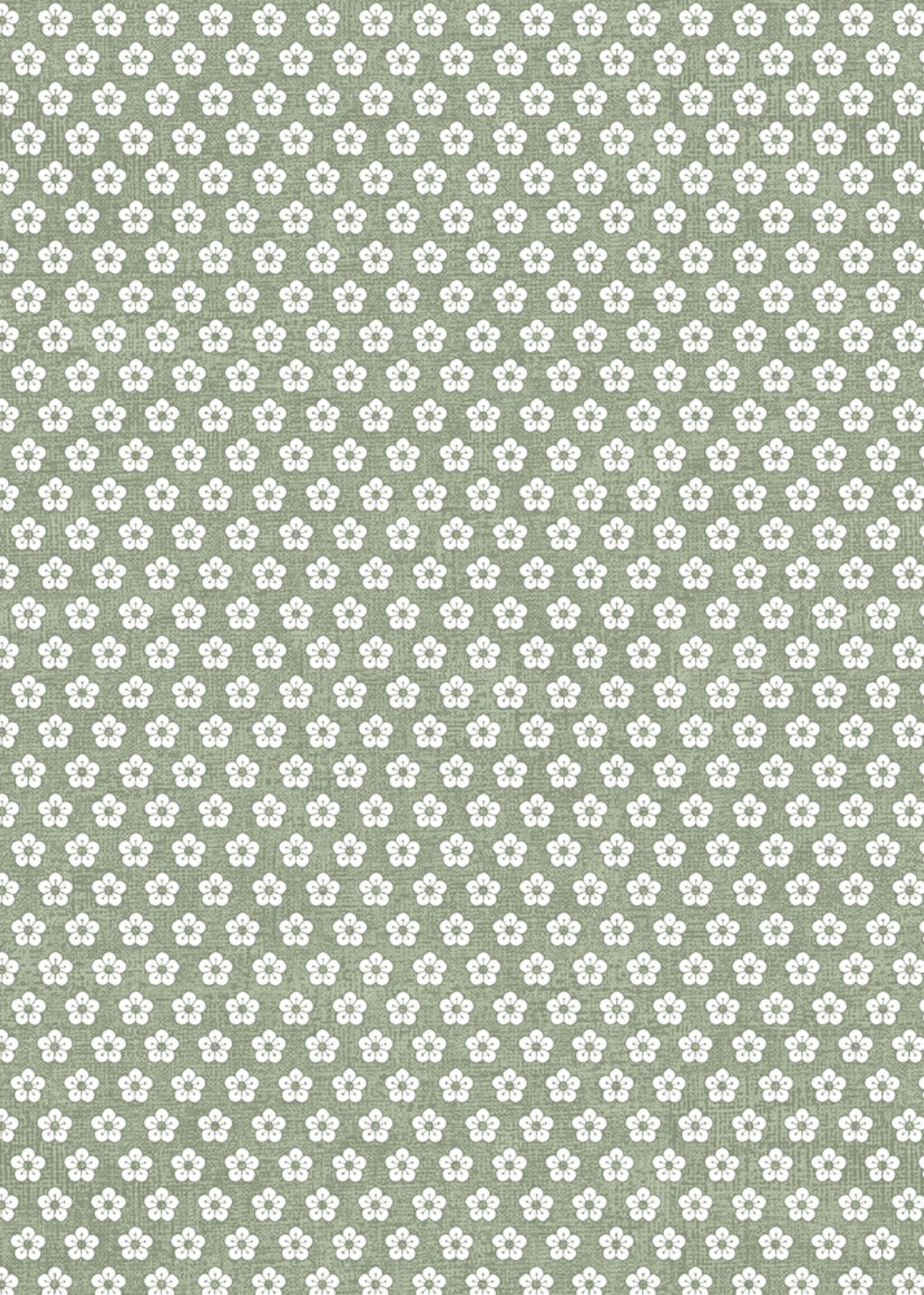 Stof Fabrics Hannah Basic - Buttercups - Green