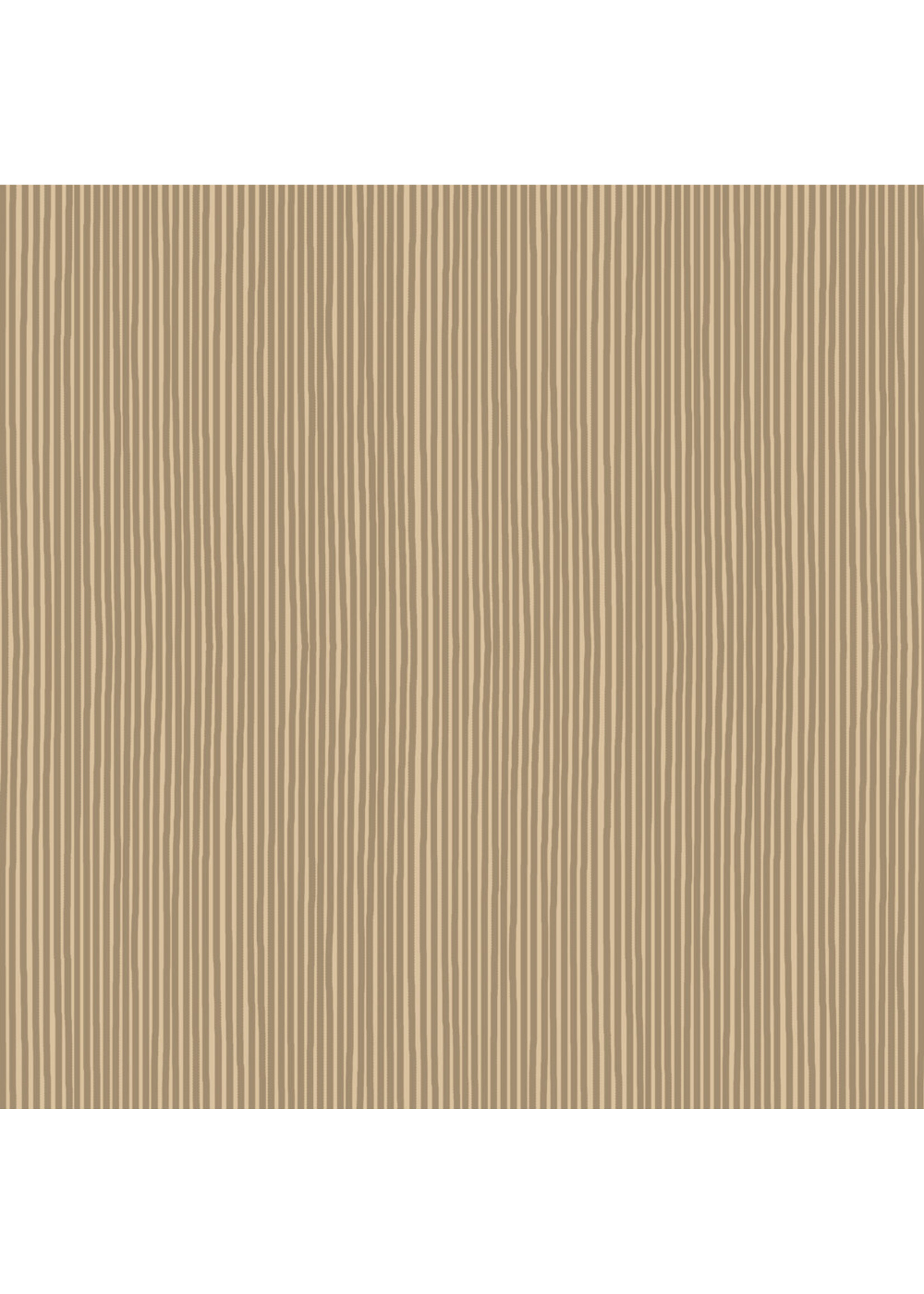 Stof Fabrics Hannah Basic - Pinstripes - Taupe