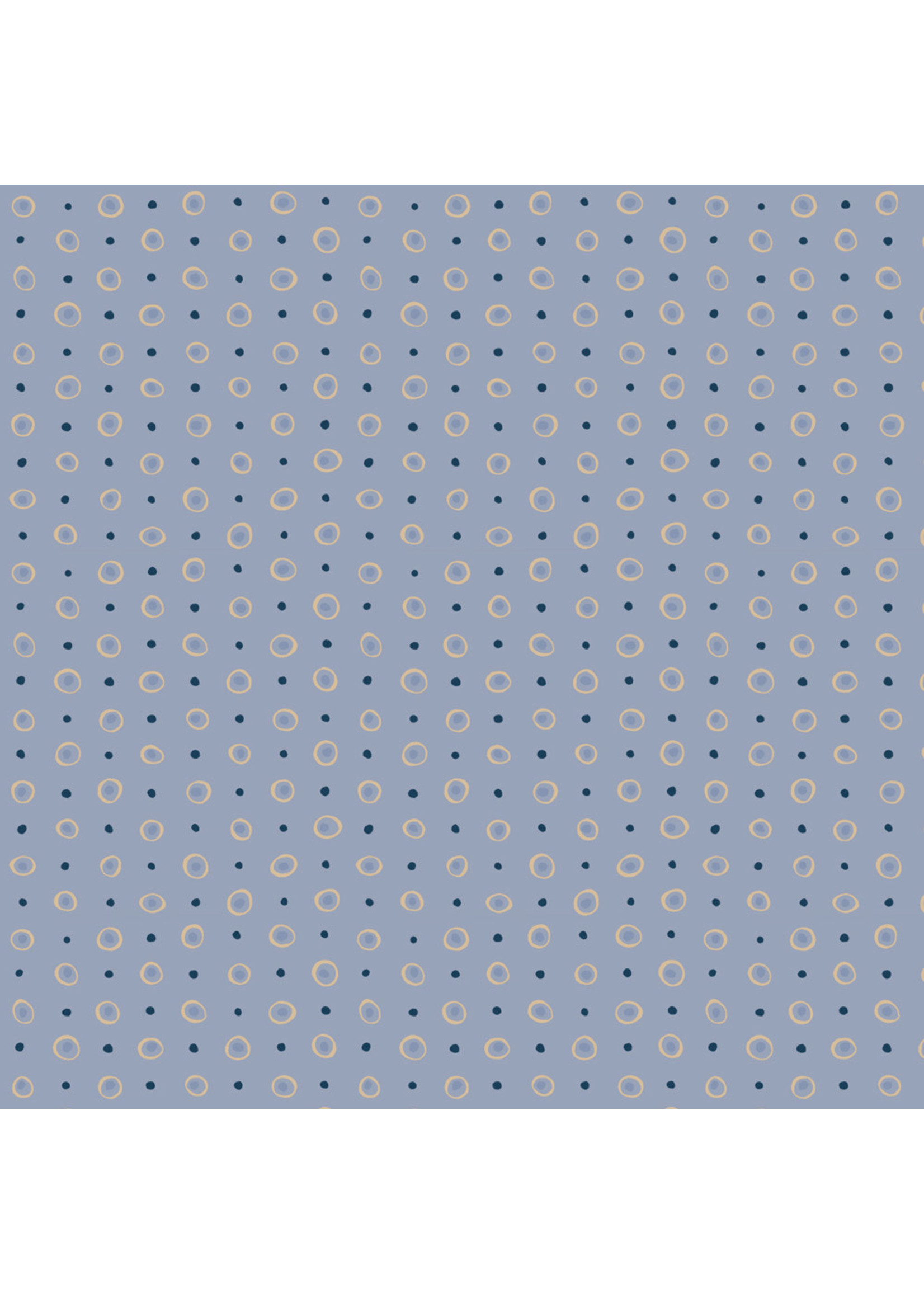 Stof Fabrics Hannah Basic - Dots - Blue