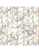 Studio E Fabrics Watercolor Sketchbook - Marble Geo - White