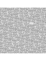 Windham Fabrics Cat Happy - Cats - Grey