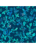 Windham Fabrics Curio - Koraal - Blauw