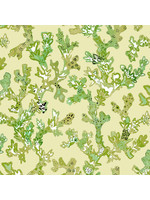 Windham Fabrics Curio - Koraal - Groen