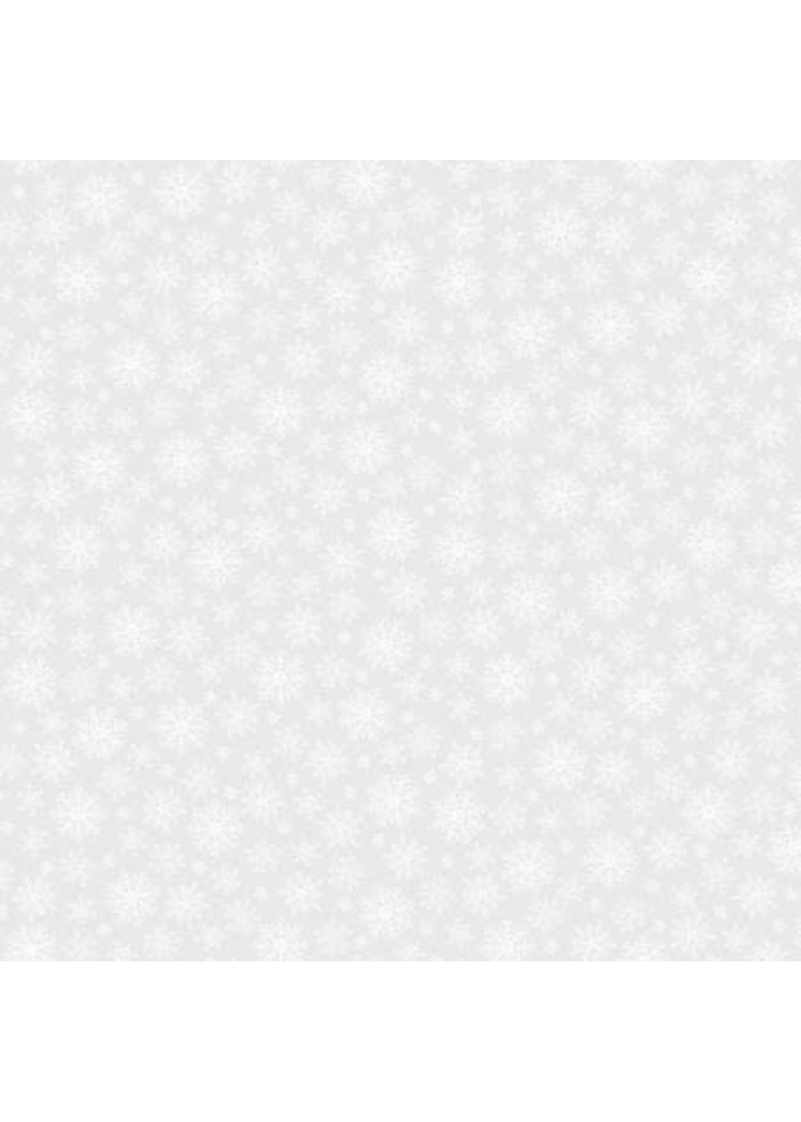 Windham Fabrics Simply White - Snowflakes - Light Grey