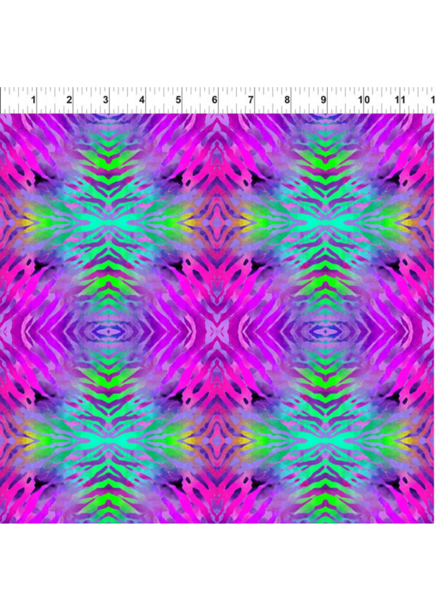 In The Beginning Safari - Tie Dye - Pink/Blue