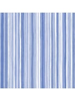 Maywood Studio Silver Jubilee - Stripe - Blue - Metallic