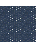 Stof Fabrics Nellies Shirtlings - Dots - Blue